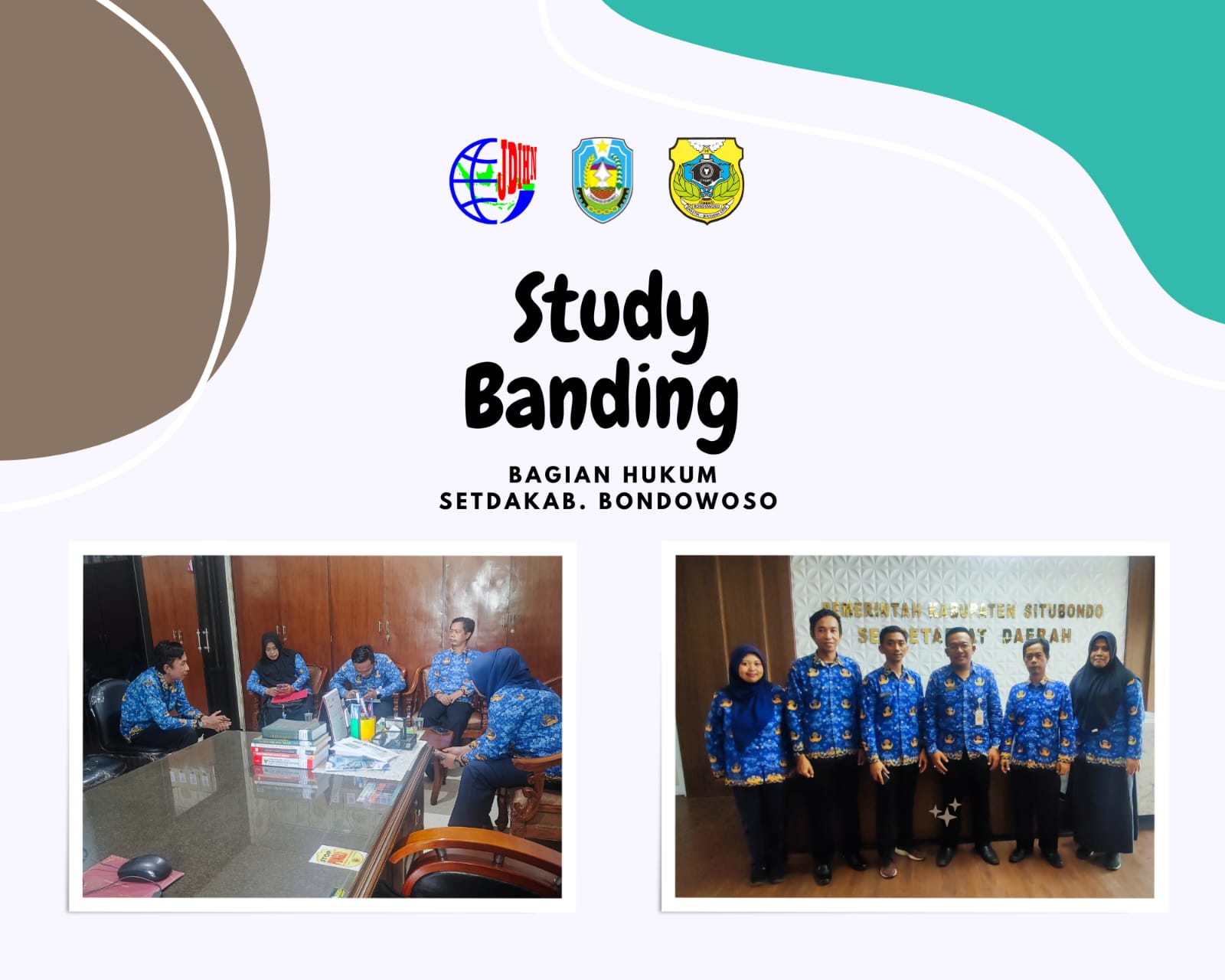 STUDI BANDING PENGELOLAAN WEBSITE JDIH ANTARA BAGIAN HUKUM SETDAKAB. BONDOWOSO DAN BAGIAN HUKUM SETDAKAB. SITUBONDO